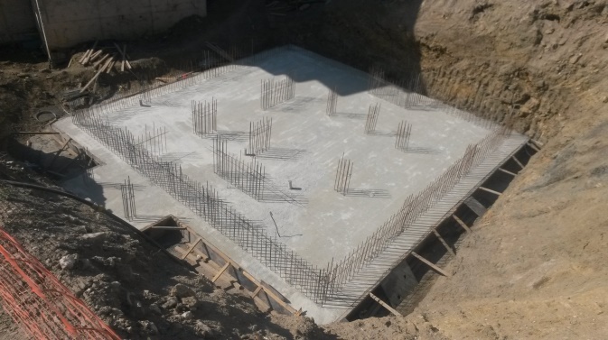 kirişsiz radye temel betonu