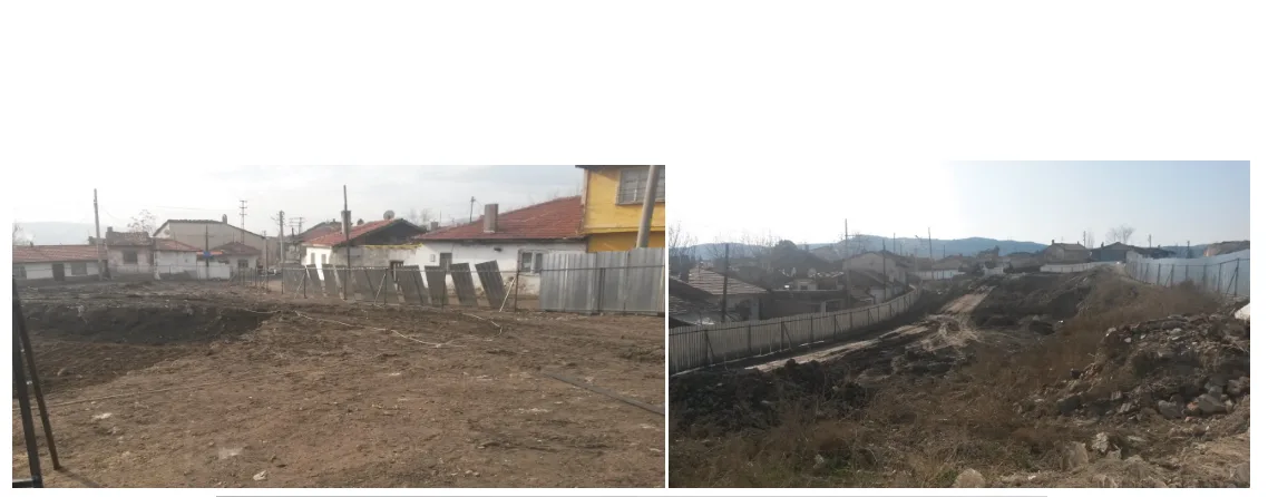Trapez saclarla şantiye çevreleme