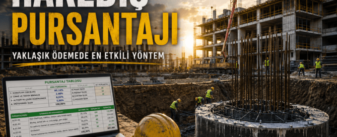 Hakediş Pursantajı - Yaklaşık ödeme için en pratik yöntem