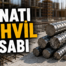 Donatı tahvil hesabı için kullanılan farklı çaplardaki nervürlü inşaat demirlerini gösteren gerçekçi şantiye görseli.