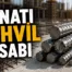 Donatı tahvil hesabı için kullanılan farklı çaplardaki nervürlü inşaat demirlerini gösteren gerçekçi şantiye görseli.