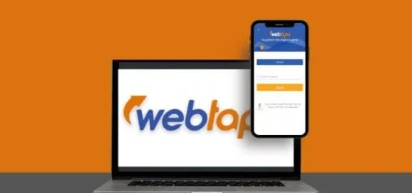 Web Tapu sistemine giriş yaparak çevrim içi tapu işlemleri gerçekleştiren kullanıcıyı gösteren profesyonel görsel.