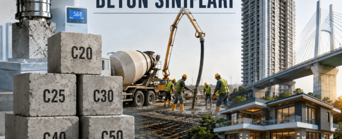 Beton Sınıfları c20 c25 c30 c35 c40 c45 c50 c16 c100
