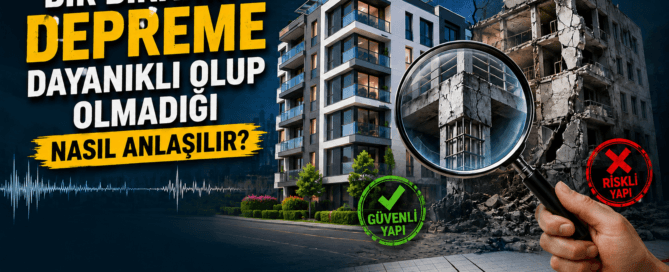 Bir Binanın Depreme Dayanıklı Olup Olmadığı Nasıl Anlaşılır