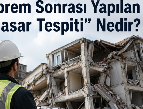 Deprem Sonrası Yapılan “Hasar Tespiti” Nedir?