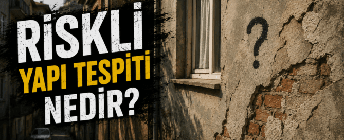 Riskli yapı tespiti sürecinde incelenen betonarme bina ve taşıyıcı sistem
